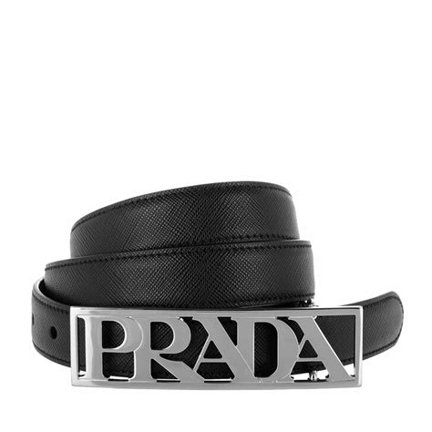 prada logo leather belt|prada belt prices.